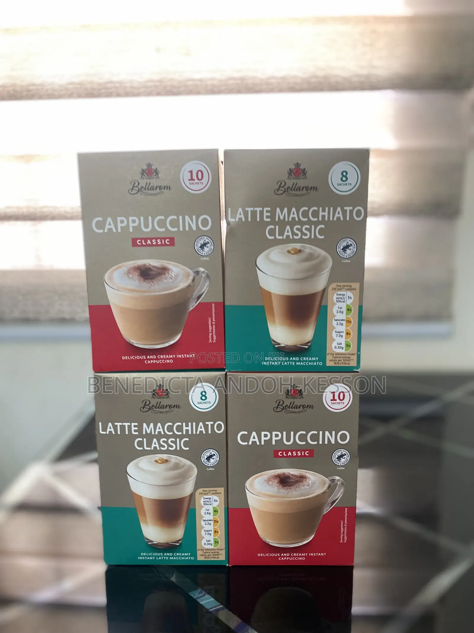 Bellarom Cappucino and Latte Macchiato