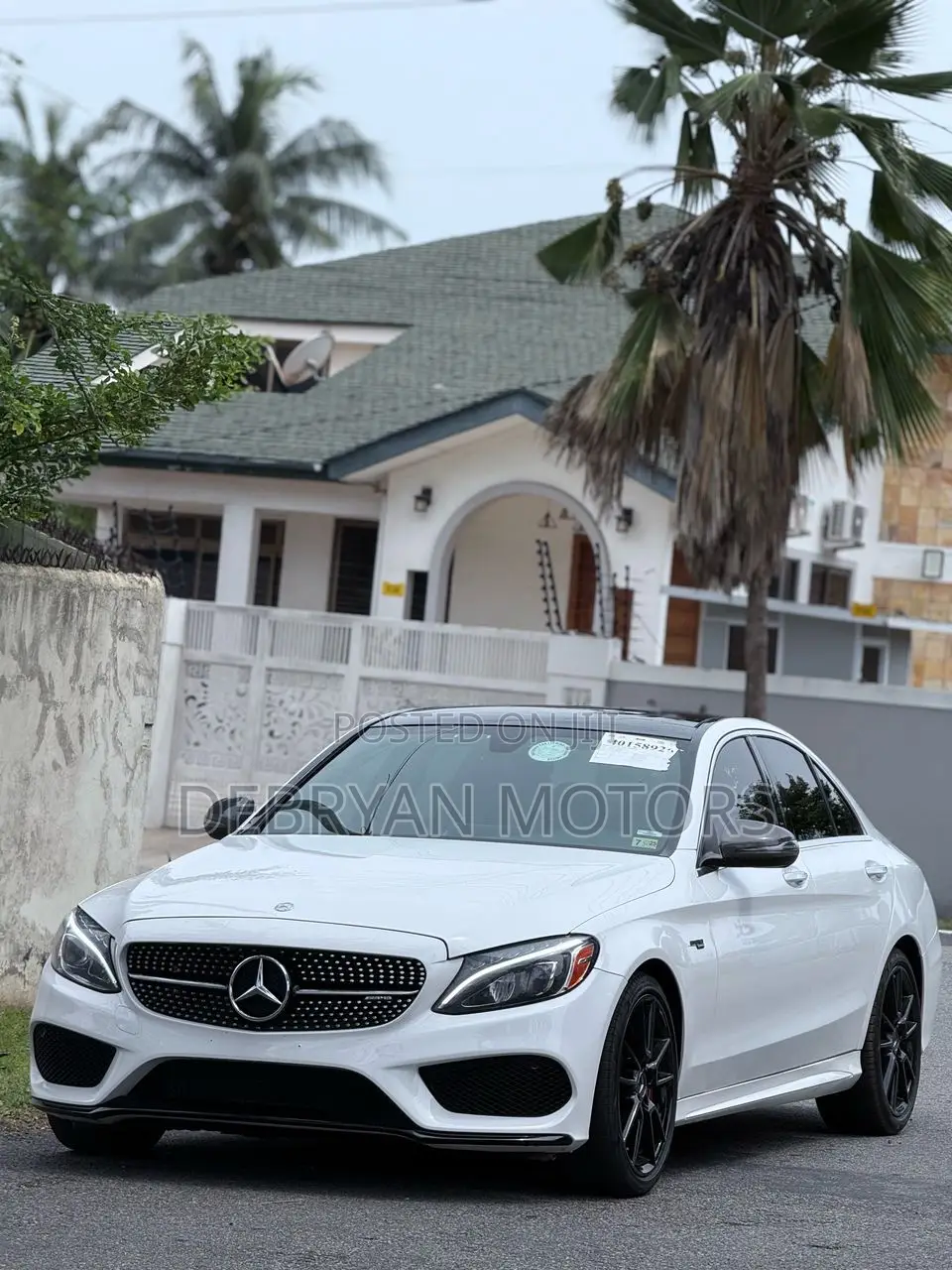 Mercedes-Benz C43 4Matic Sedan AWD (3.0L V6 9AM) 2017 White