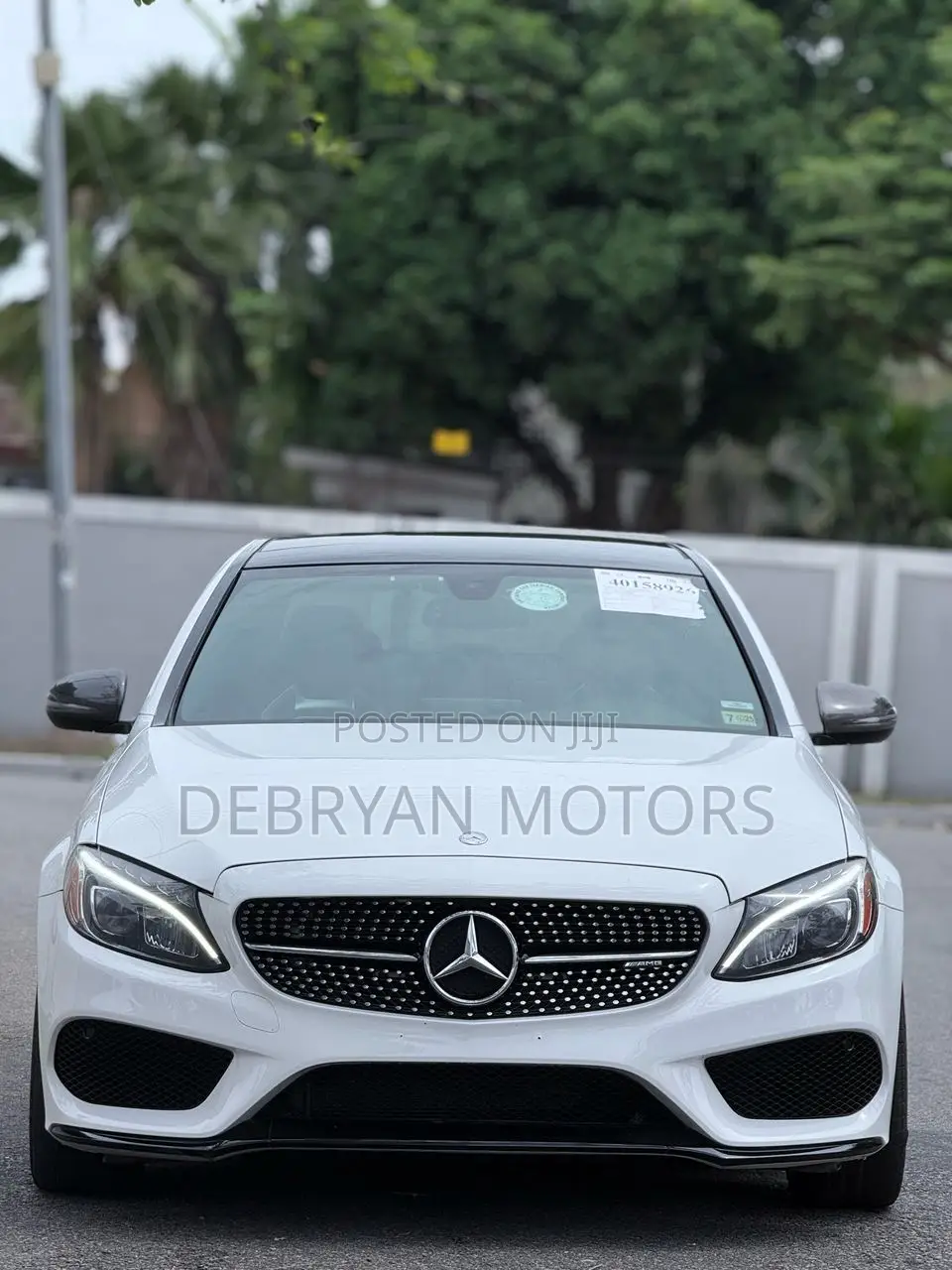 Mercedes-Benz C43 4Matic Sedan AWD (3.0L V6 9AM) 2017 White