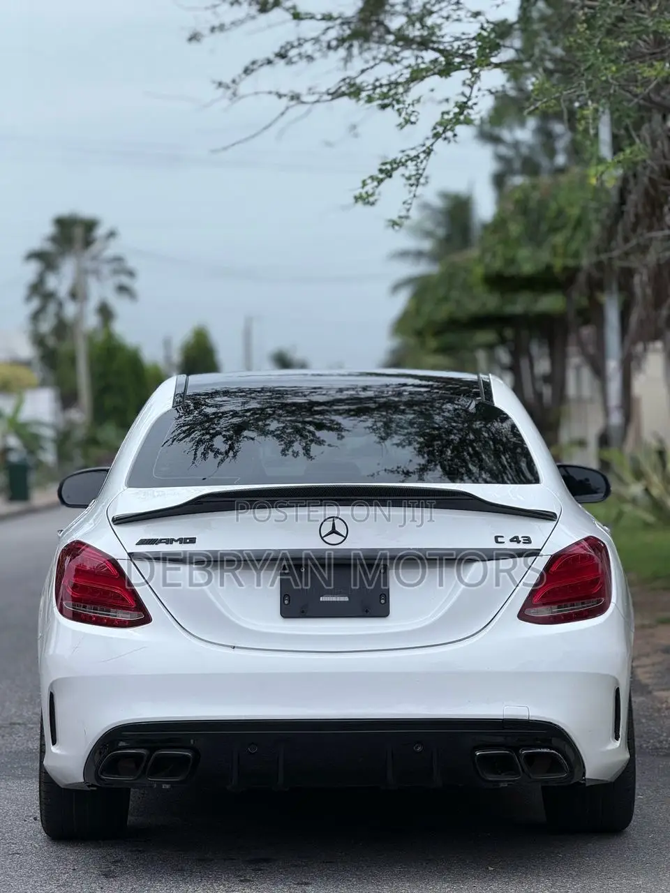 Mercedes-Benz C43 4Matic Sedan AWD (3.0L V6 9AM) 2017 White