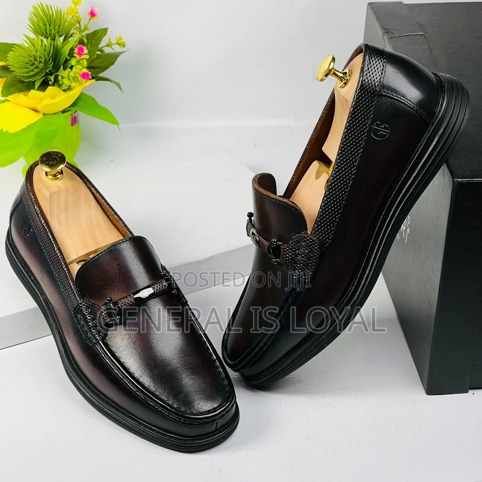 Gianfranco Butteri Brogues Coffee Men Loafers Shoe