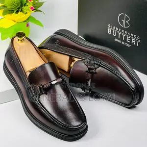 Gianfranco Butteri Brogues Coffee Men Loafers Shoe