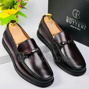 Gianfranco Butteri Brogues Coffee Men Loafers Shoe