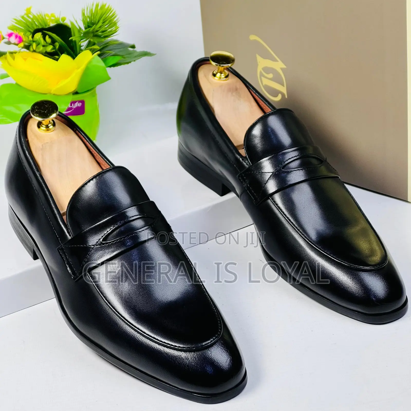 Dino Verratti Men Black Leather Men Loafers Shoe