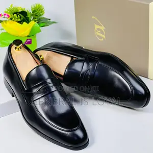 Dino Verratti Men Black Leather Men Loafers Shoe