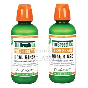 Mint Flavored Probiotic Mouthwash Bottled Oral Cleansing Fresh Breath