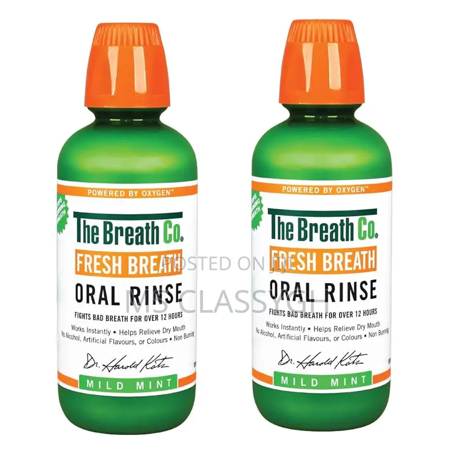 Mint Flavored Probiotic Mouthwash Bottled Oral Cleansing Fresh Breath