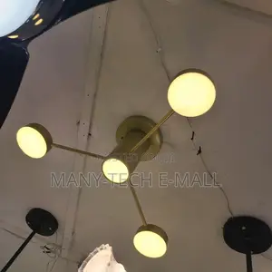 3 Arms Golden Pendant Light