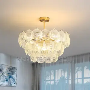 Leaf  Crystal Body Chandelier Light .
