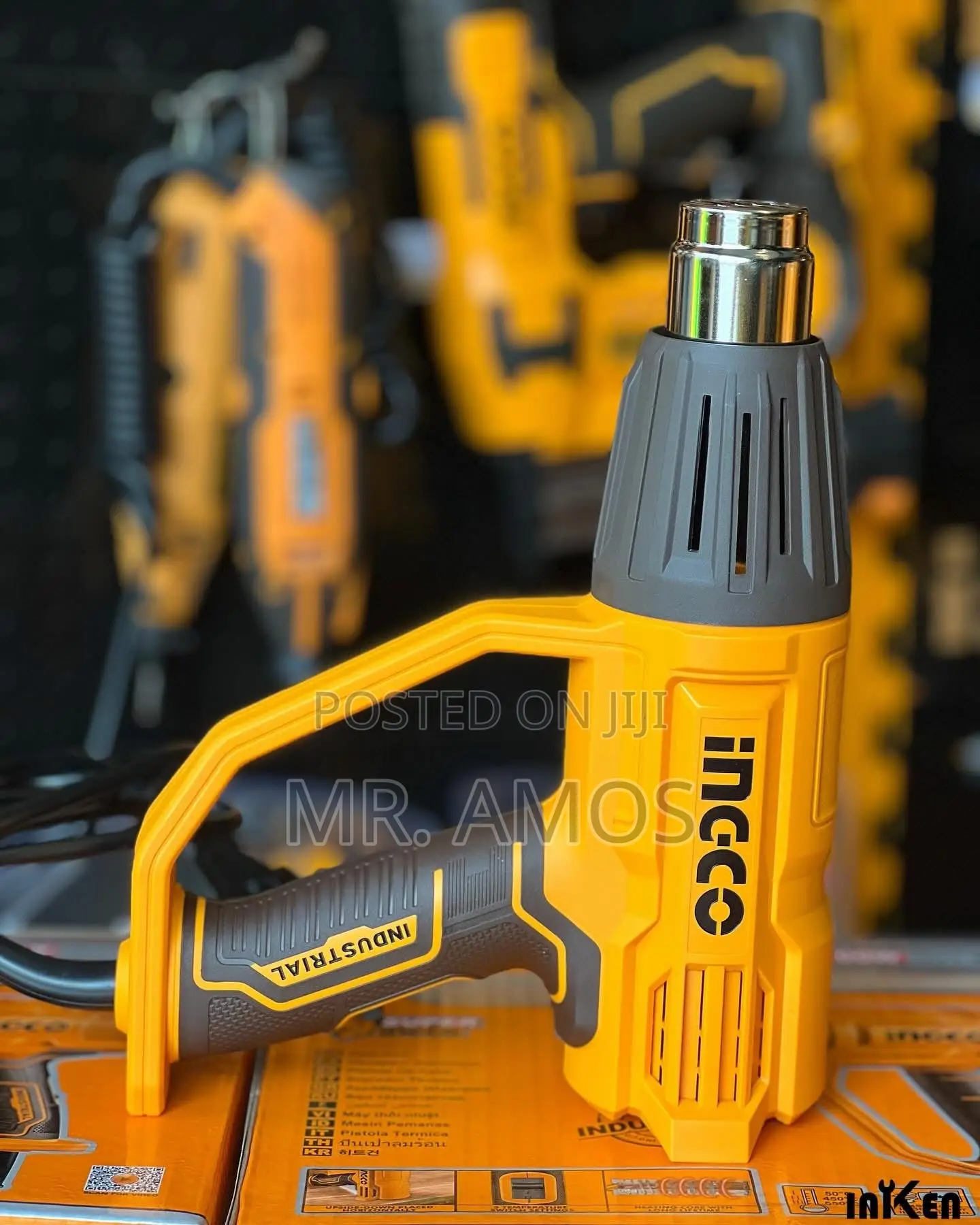 2000 Watt Heat Gun + 4pcs Accessories Set - Hg200078