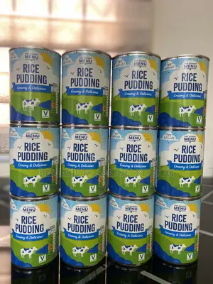 Dessert Menu Rice Pudding