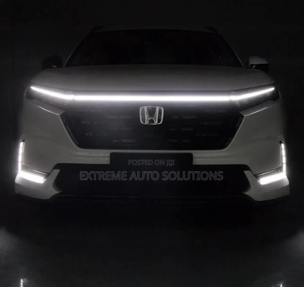 Honda Cr-v 23 - 24 Led Front Upper Grille Lights W/ Turn Signal Lamp