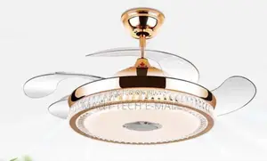 Bluetooth Remote Control Fan With Light.