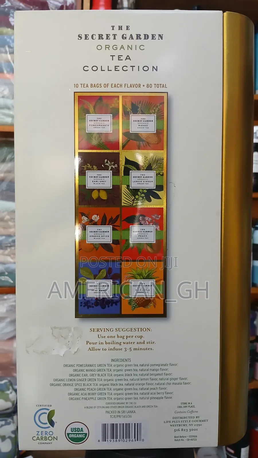 The Secret Garden Organic Tea Collection, 80 Bags