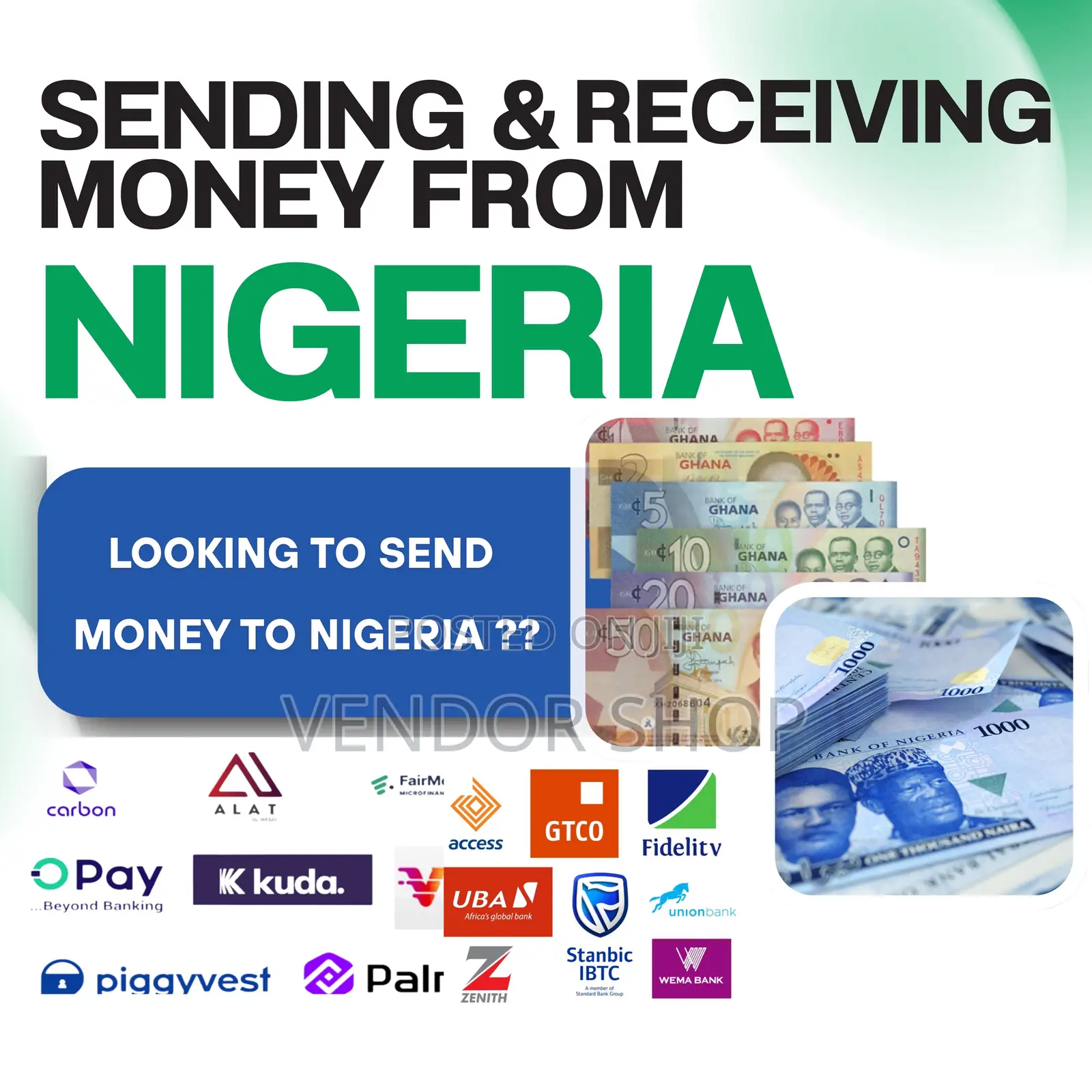 Sending and Receiving Money From Nigeria at Cheap Rate