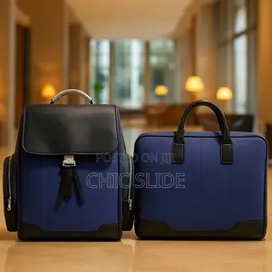 Leather-Trimmed Canvas Set