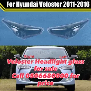 Veloster Headlight Glass