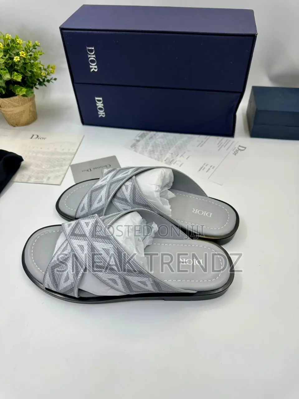 Dior Homme Slide Gray