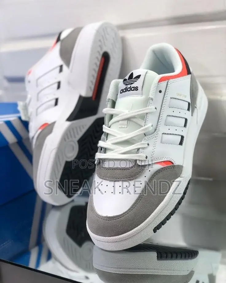 Adidas Original Drop Step White Orange