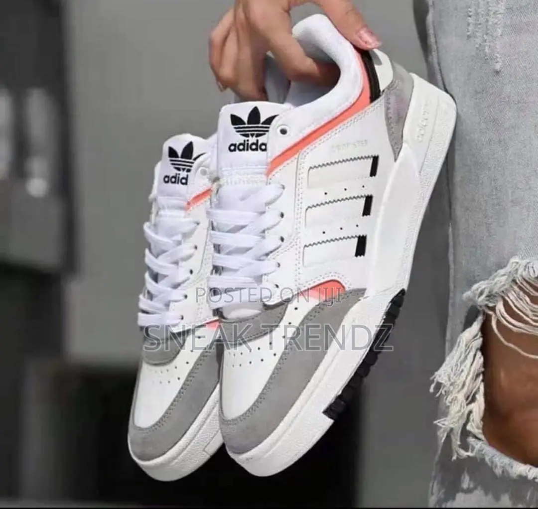 Adidas Original Drop Step White Orange