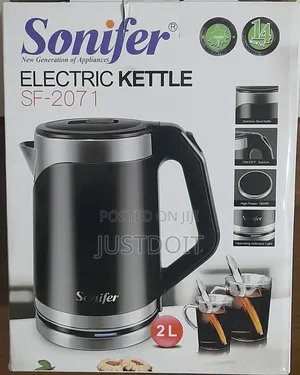 Sonifer Sf-2071 Electric Kettle – 2 L, Auto Shut-Off