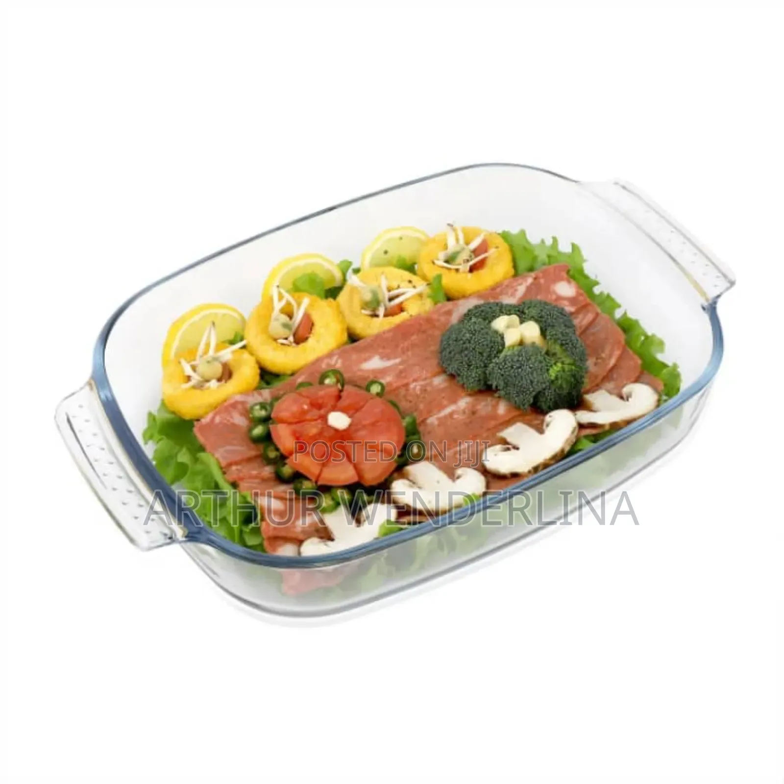 1 Set Glass Bowl With a Cover