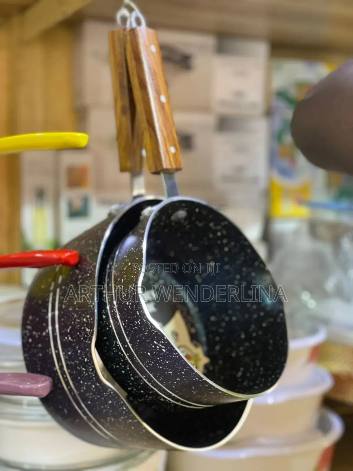 2in1 Banku Saucepan Non Stick.