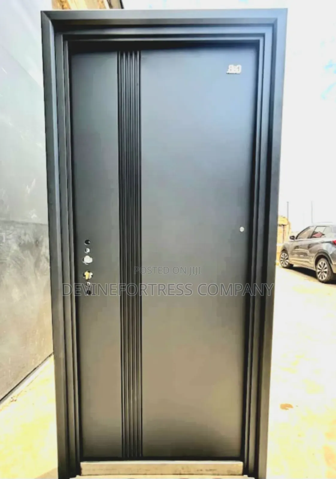 Hightech Gnb Anti Rust Gray Color Security Doors