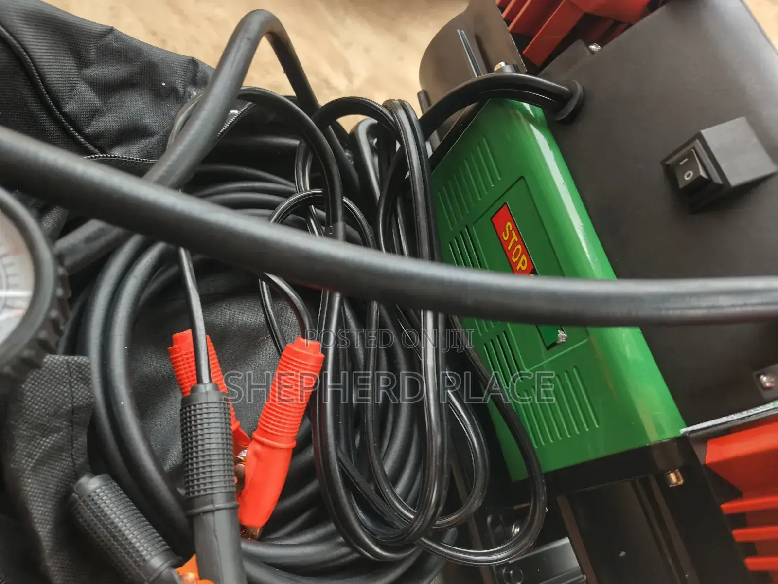 Top Go Heavy Duty Dual Piston Tire Inflator