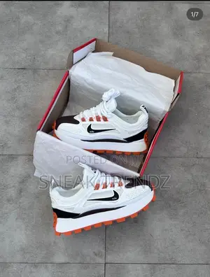 Nike Air Og Trainers Blackwhite N Orange