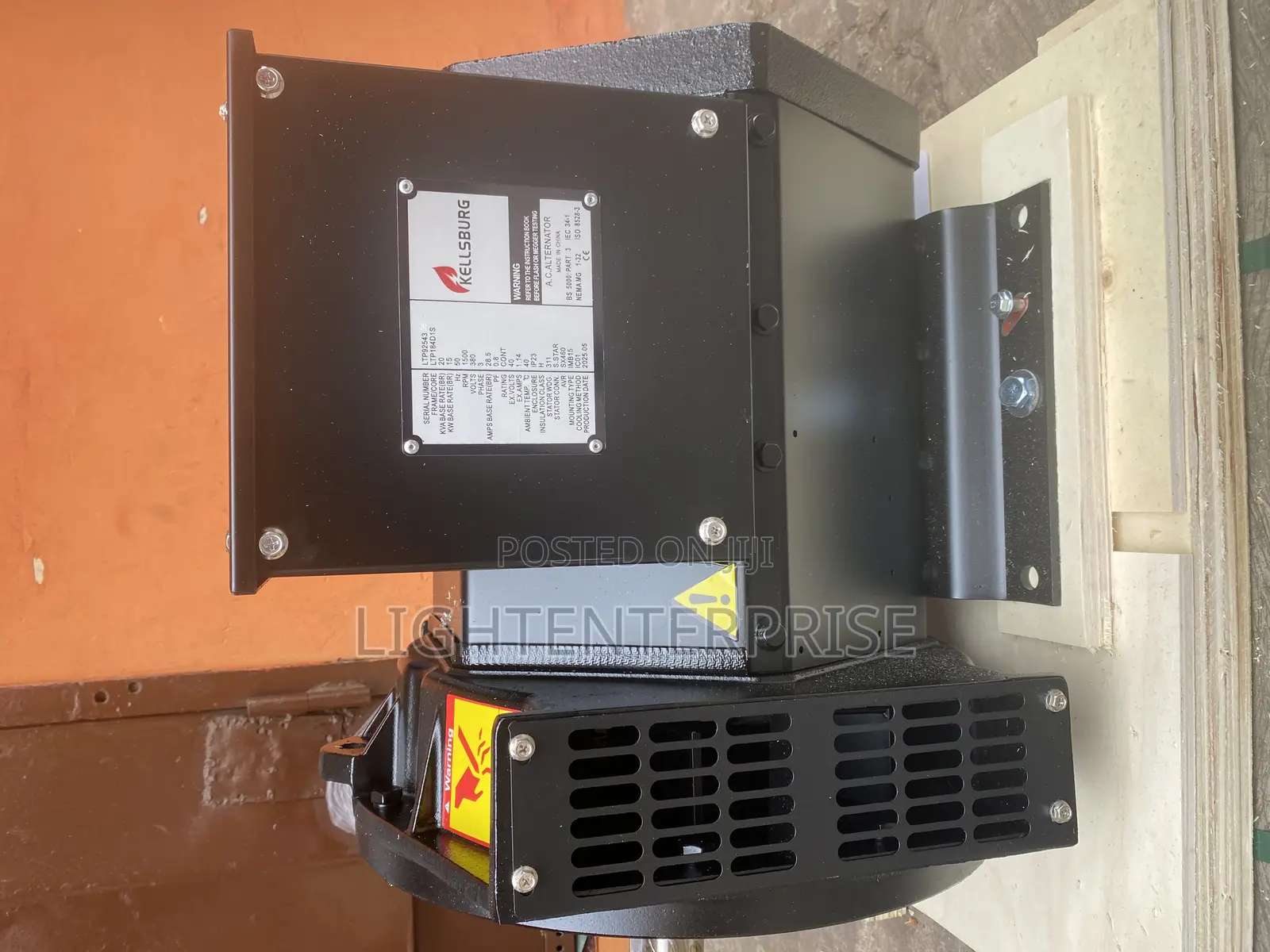 15 Kva A. C. Alternator China Type
