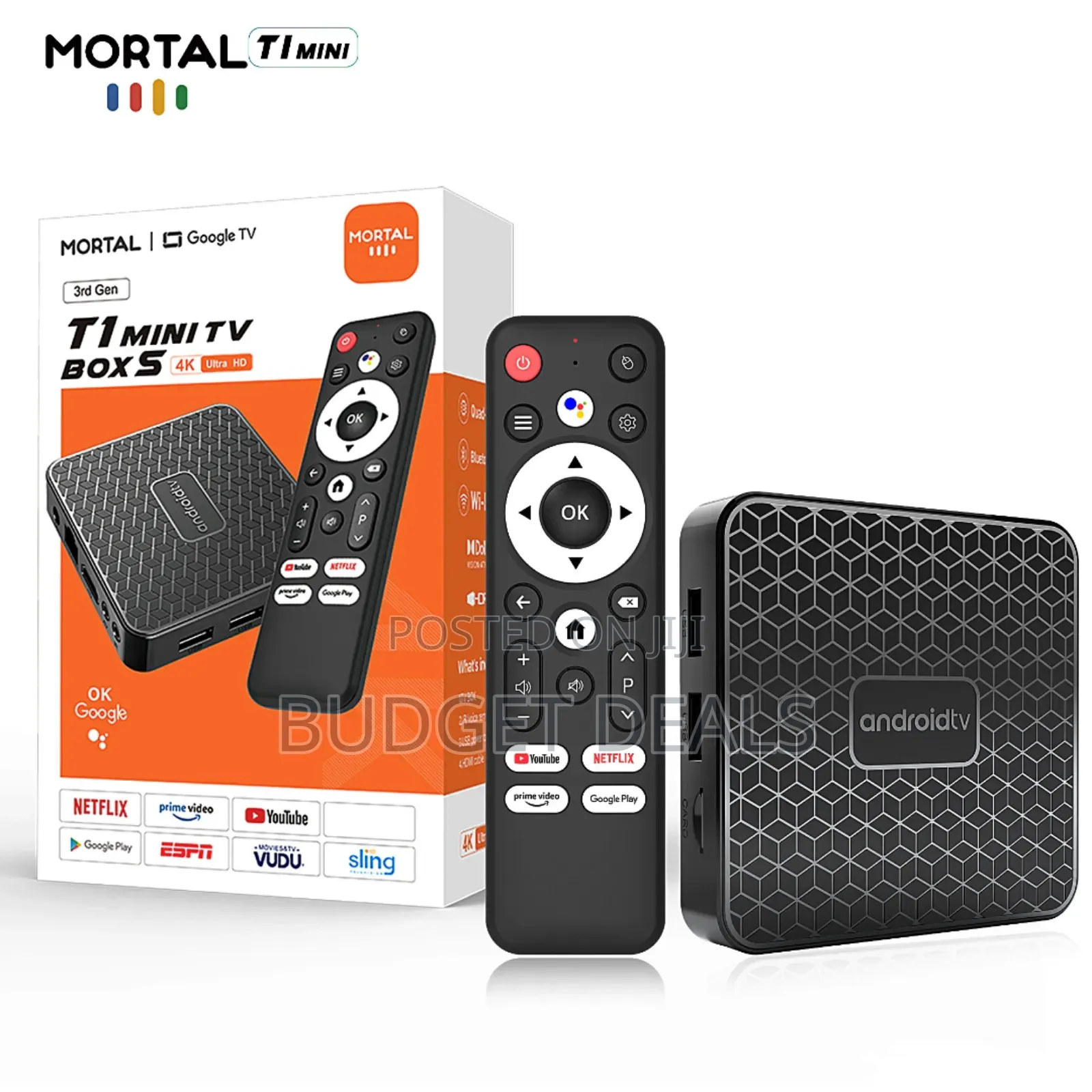 Smart Android Tv Box Streaming Media Player(Mortal T1 Mini)