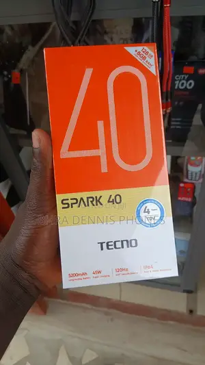 New Tecno Spark 40 128 GB Black