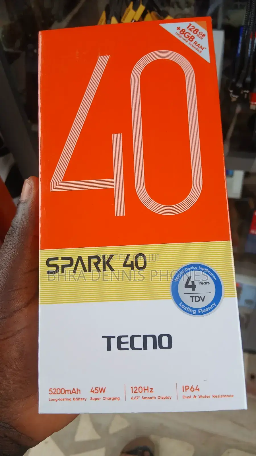 New Tecno Spark 40 128 GB Black
