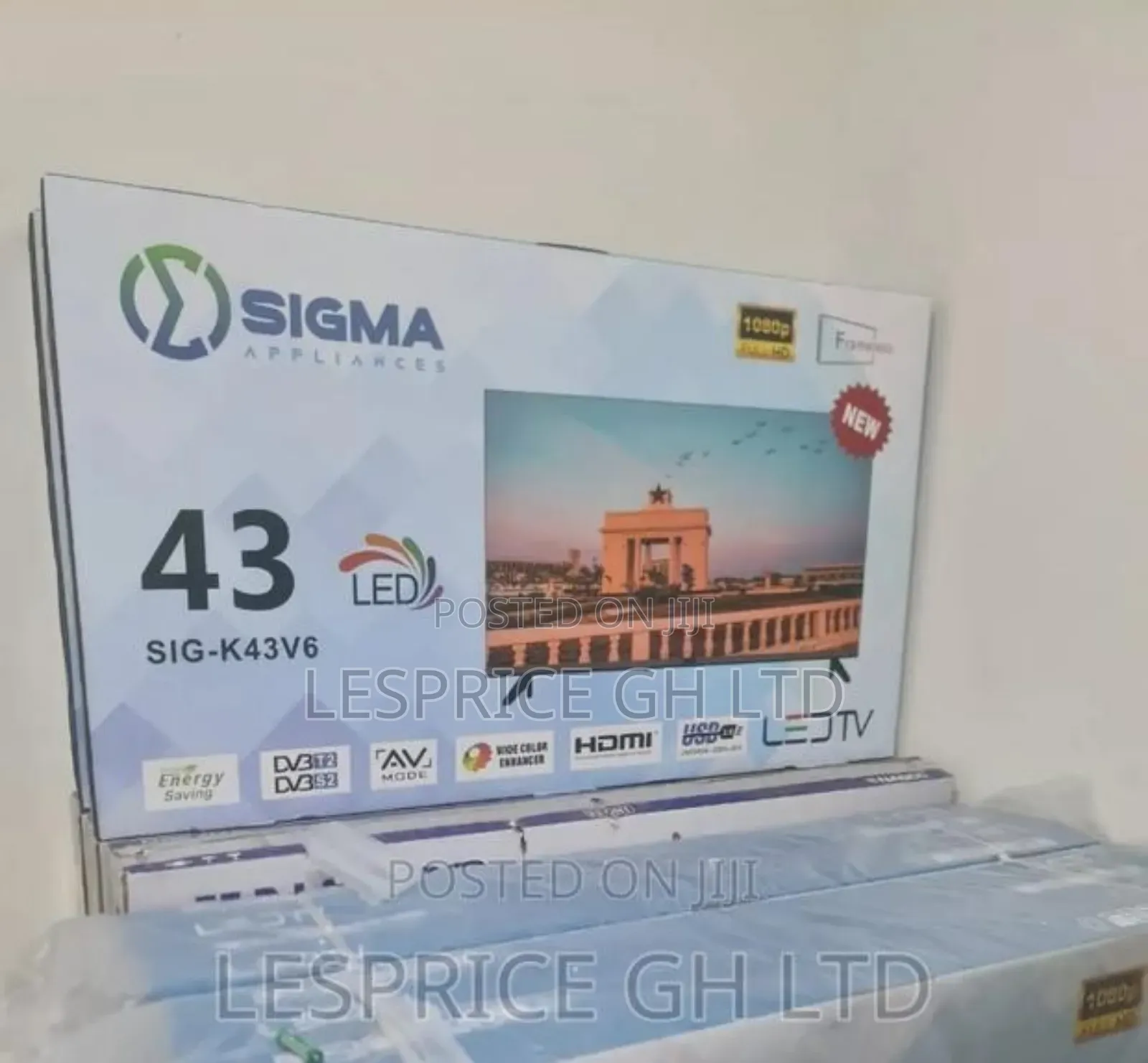 Sigma 43" Led Tv- Crystal Clear