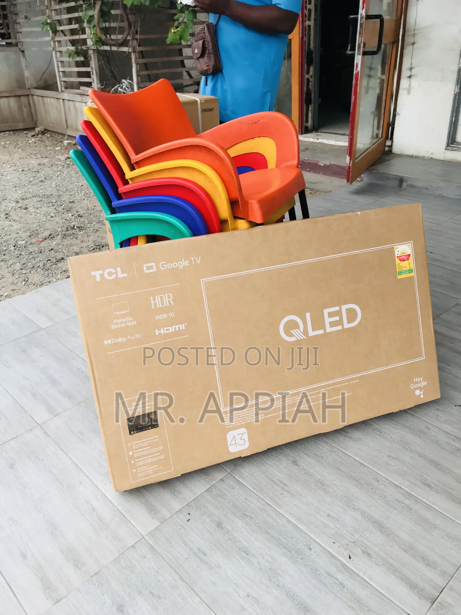 Fresh in Box TCL 43 Inch Qled Smart Screen Television(Black) 