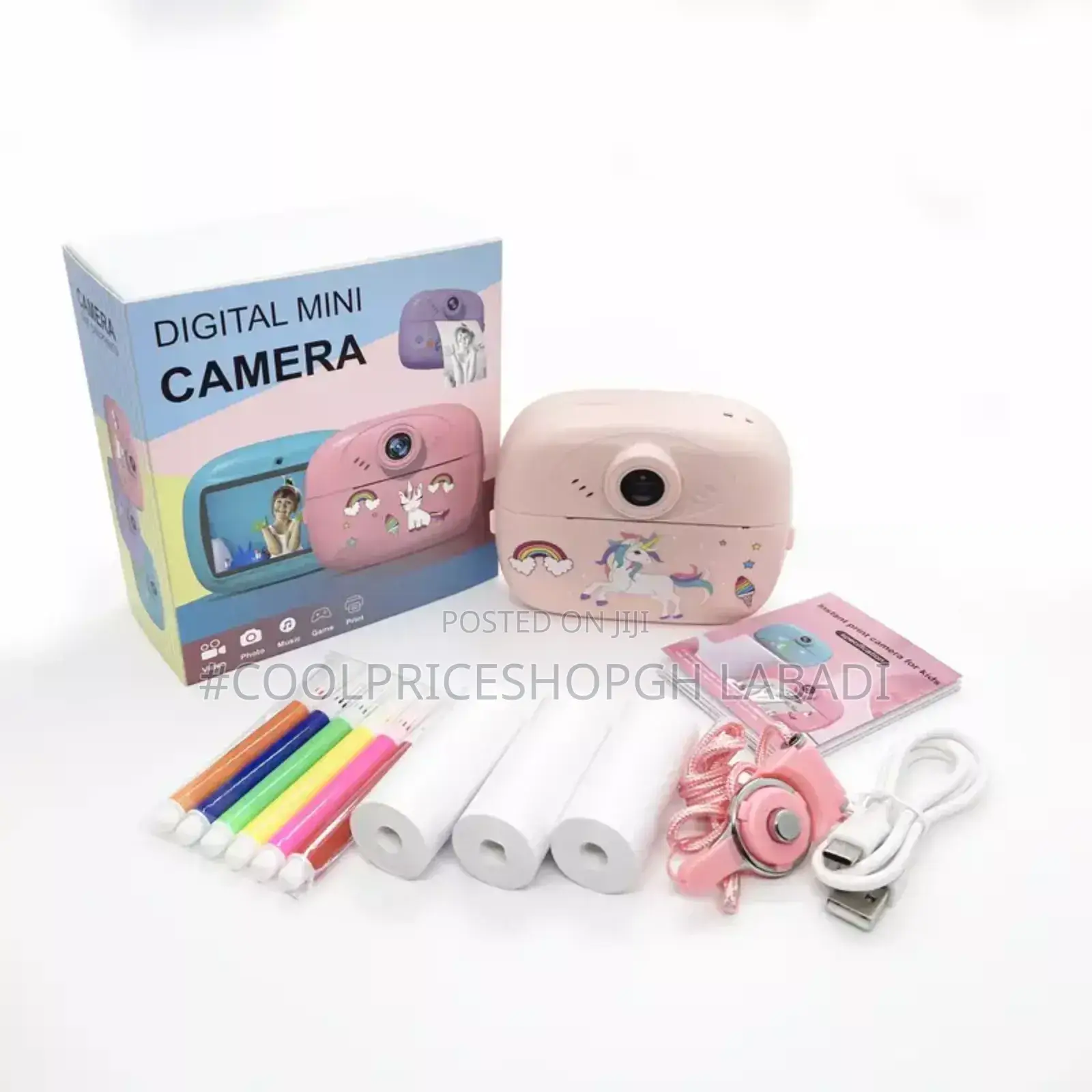 Kids Camera Instant Printer