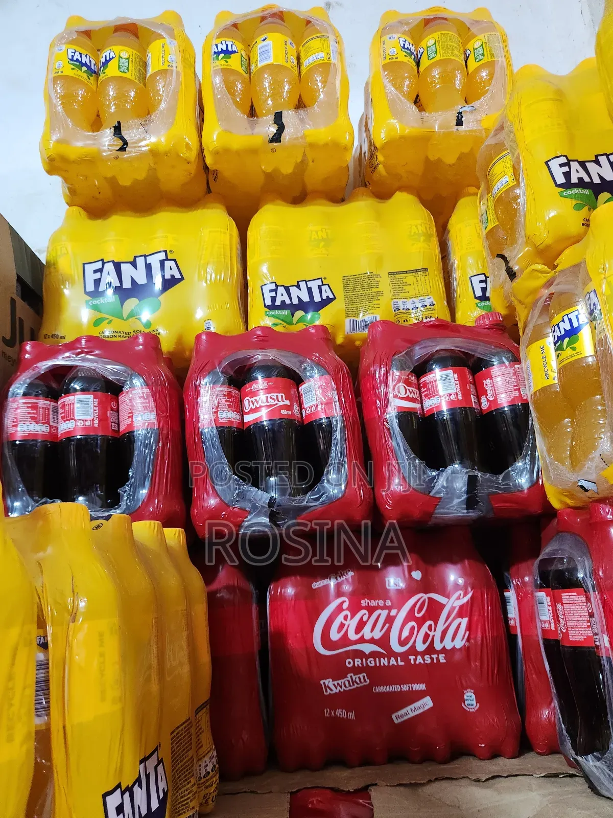Coke Fanta and Sprite 500ml