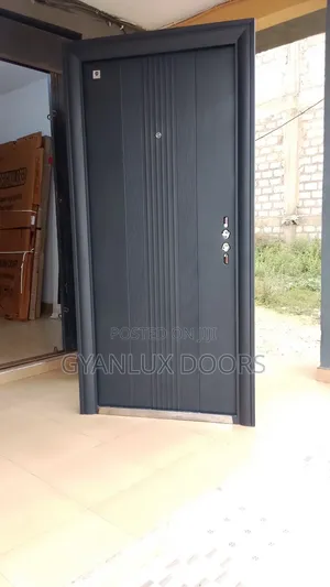 Dark Ash Full Metal Security Door Single
