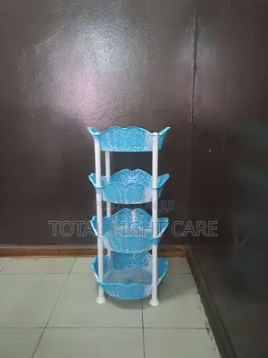 Four Layer Plastic Shelf Rack