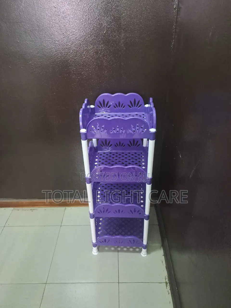 Four Layer Plastic Shelf Rack