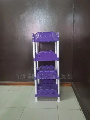 Four Layer Plastic Shelf Rack