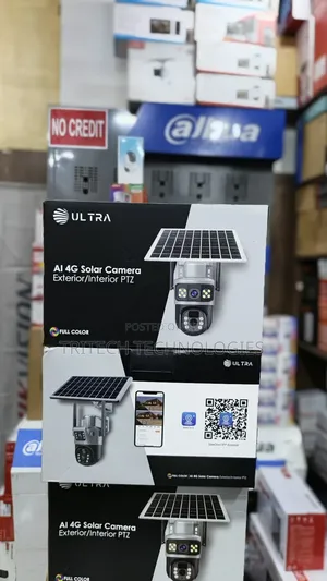 Ultra Dual Lens Solar PTZ Wifi Camera 6mp 2way Audio + Human Detection