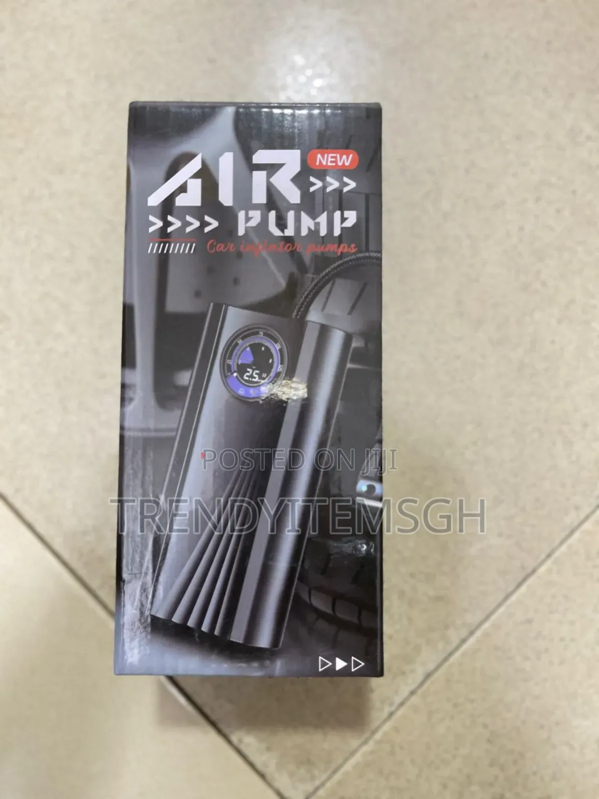 Portable 12v Car Tire Inflation Air Compressor Pump With Digital Guage