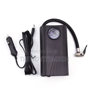 Portable 12v Car Tire Inflation Air Compressor Pump With Digital Guage