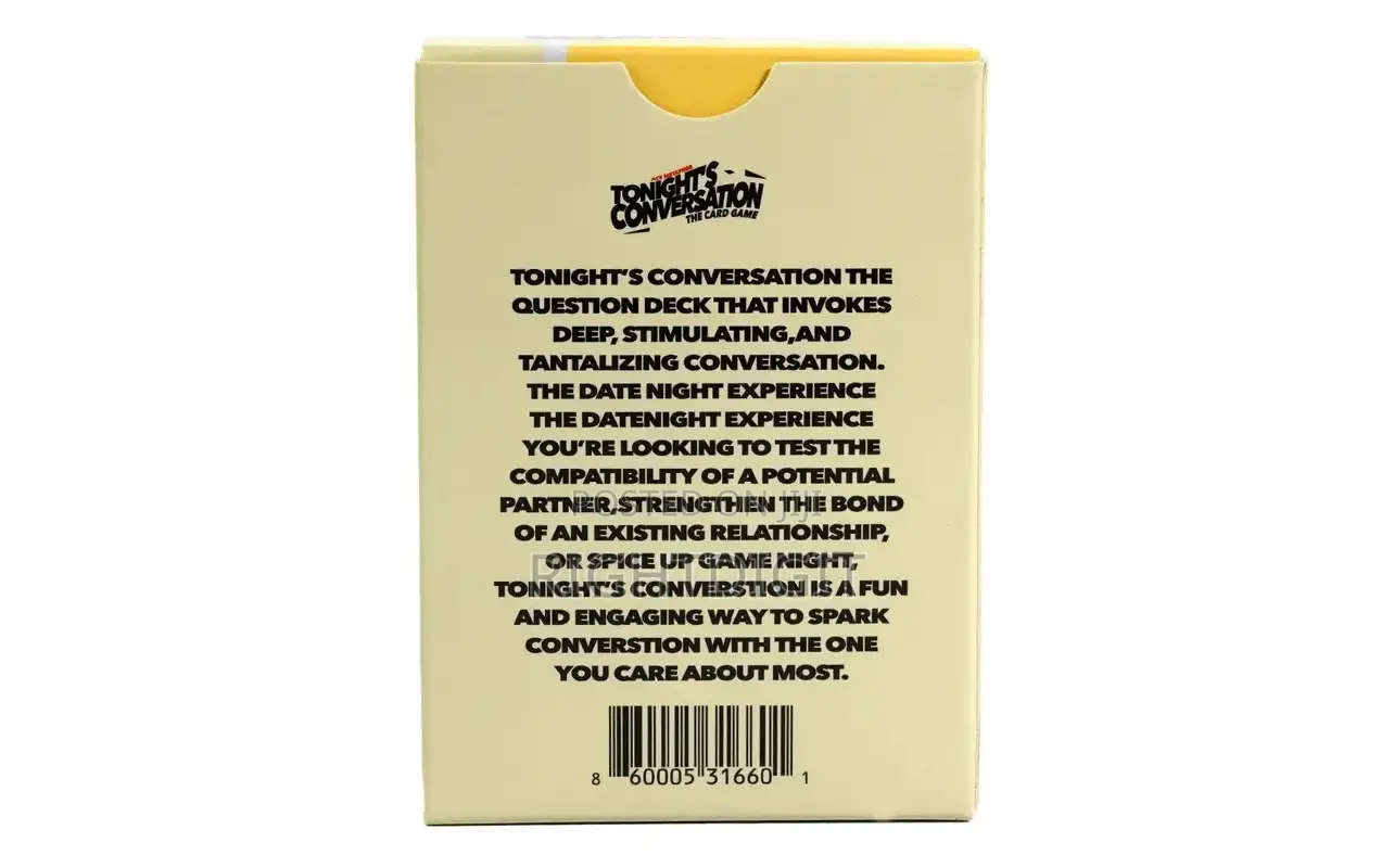 Tonight's Conversation Date Night Card Game