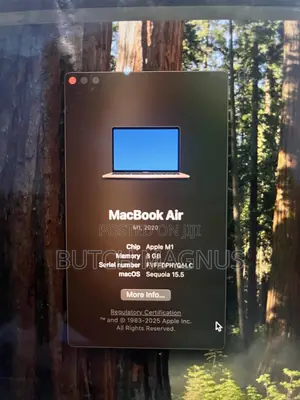 Laptop Apple MacBook Air 2020 M1 8GB Apple M1 SSD 256GB