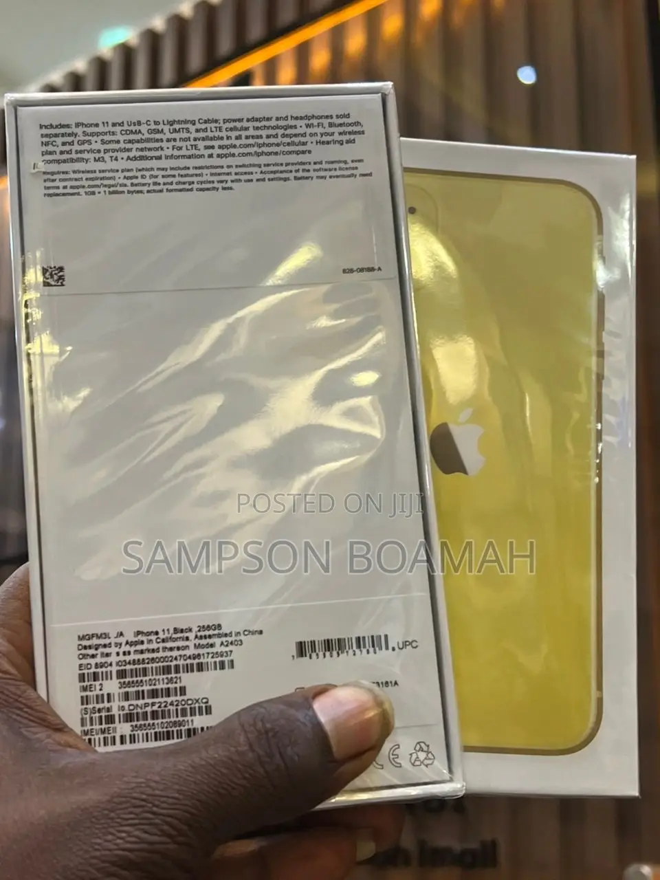 New Apple iPhone 11 256 GB Yellow