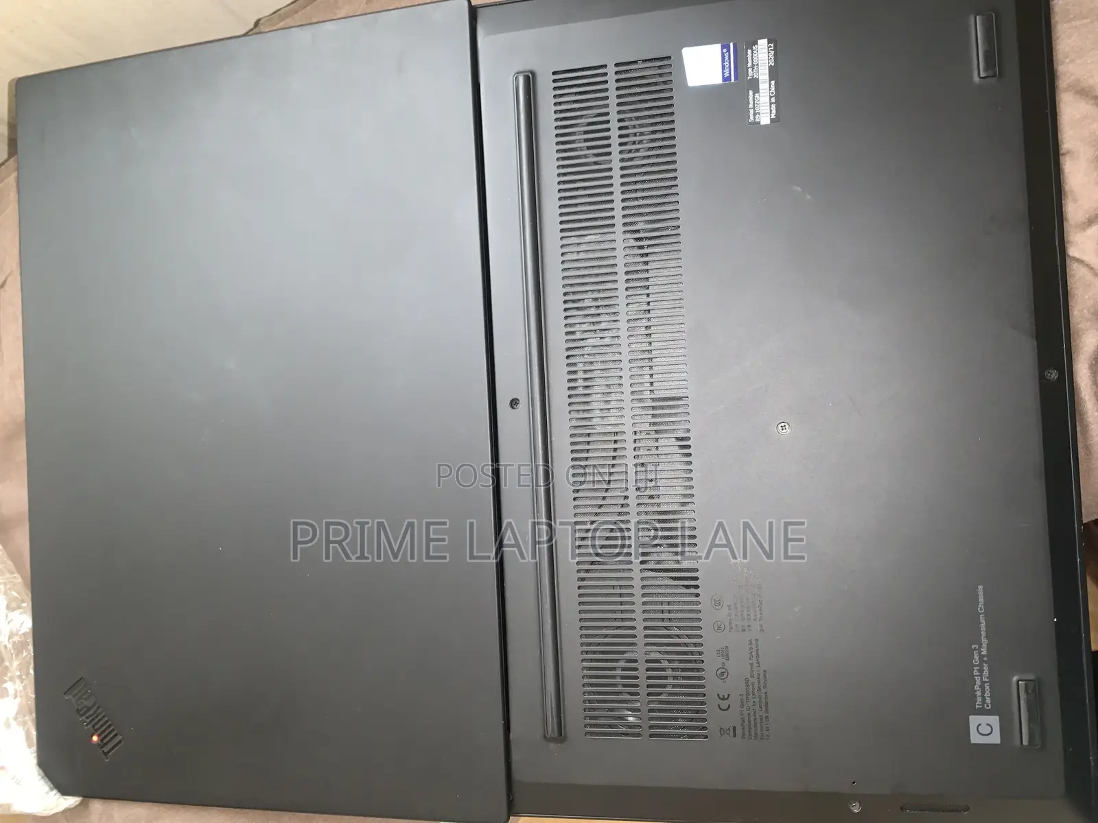 Laptop Lenovo ThinkPad P1 Gen 3 16GB Intel Core I7 SSD 512GB