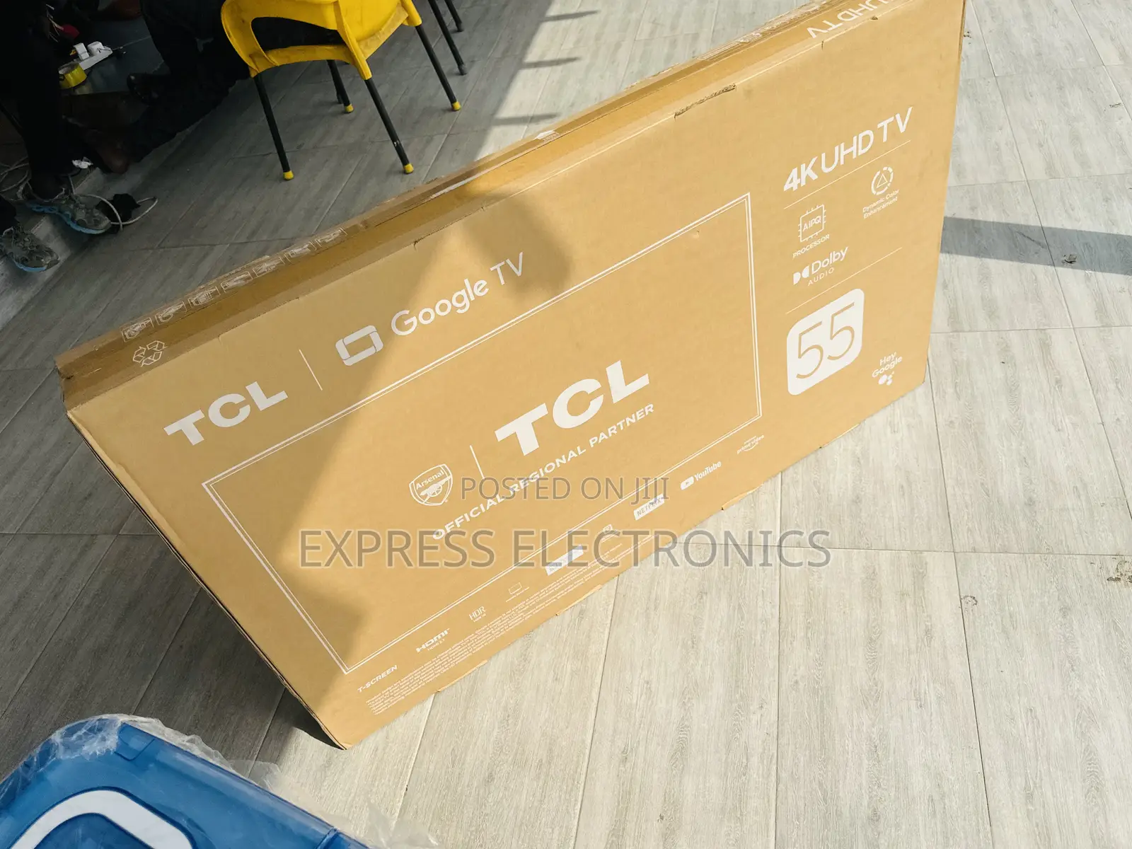 High Quality Uhd Smart TCL 55”P635 Television